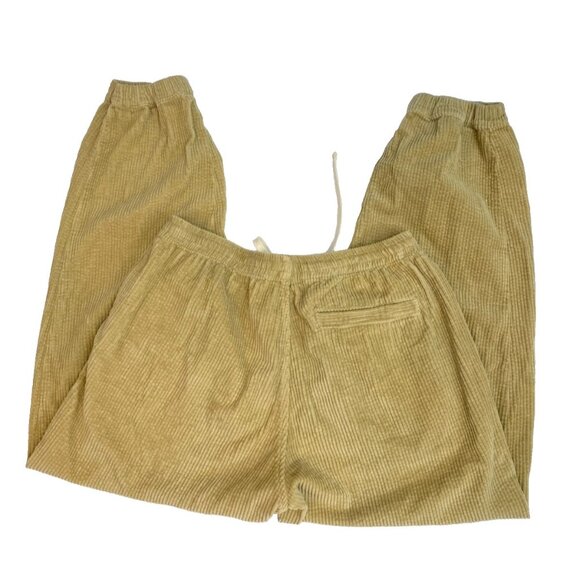 American Vintage Men's Padow Corduroy Jogger Pant Medium Elastic Waist Cotton - Picture 2 of 6